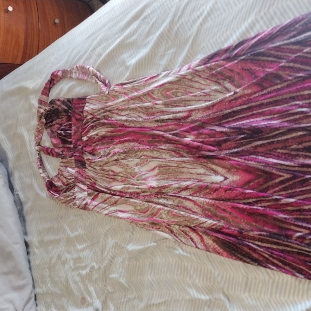 Multicolored long dress